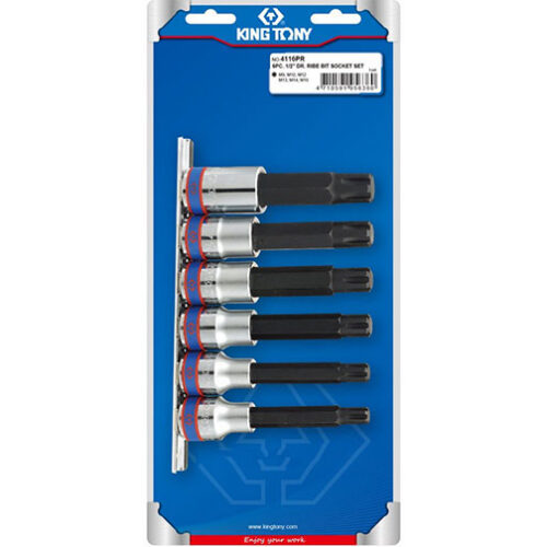 JEUX DOUILLE MALE 6PCS M9-M16 KING TONY