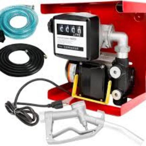 POMPE A GASOIL AVEC COMPTEUR DC12V 60L/MIN